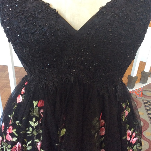 Terani Pretty Party Dress Size 4 - Picture 3 of 6